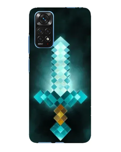 Чехол для Xiaomi Redmi Note 11E Pro с картинкой «Алмазный меч неон» Чехол для Xiaomi Redmi Note 11E Pro с картинкой «Алмазный меч неон»
