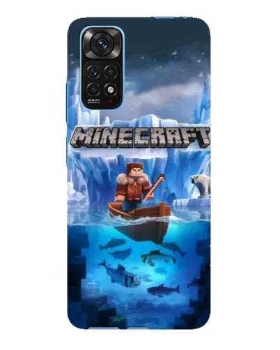 Чехол для Xiaomi Redmi Note 11E Pro с картинкой «Minecraft ледяной мир» Чехол для Xiaomi Redmi Note 11E Pro с картинкой «Minecraft ледяной мир»
