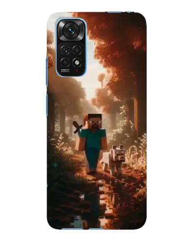 Чехол для Xiaomi Redmi Note 11E Pro с картинкой «Стив в лесу» Чехол для Xiaomi Redmi Note 11E Pro с картинкой «Стив в лесу»