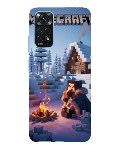 Чехол для Xiaomi Redmi Note 11E Pro с картинкой «Зимний Minecraft» Чехол для Xiaomi Redmi Note 11E Pro с картинкой «Зимний Minecraft»