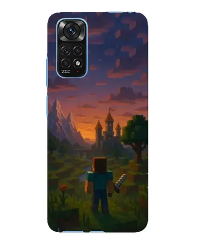 Чехол для Xiaomi Redmi Note 11E Pro с картинкой «Стив у башни» Чехол для Xiaomi Redmi Note 11E Pro с картинкой «Стив у башни»