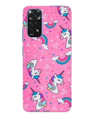 Чехол для Xiaomi Redmi Note 11E Pro с картинкой «Unicorn паттерн розовый» Чехол для Xiaomi Redmi Note 11E Pro с картинкой «Unicorn паттерн розовый»