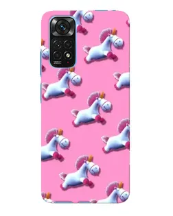 Чехол для Xiaomi Redmi Note 11E Pro с картинкой «Единороги на розовом» Чехол для Xiaomi Redmi Note 11E Pro с картинкой «Единороги на розовом»