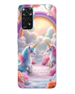 Чехол для Xiaomi Redmi Note 11E Pro с картинкой «Радуга и единороги» Чехол для Xiaomi Redmi Note 11E Pro с картинкой «Радуга и единороги»