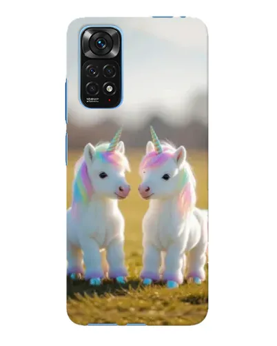 Чехол для Xiaomi Redmi Note 11E Pro с картинкой «Пара единорогов» Чехол для Xiaomi Redmi Note 11E Pro с картинкой «Пара единорогов»