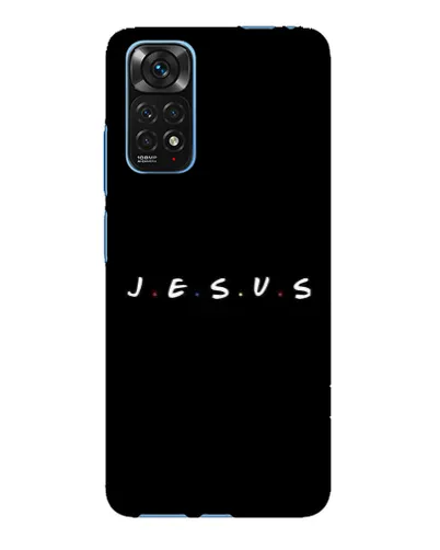Чехол для Xiaomi Redmi Note 11E Pro с картинкой «Точки веры J.E.S.U.S.»