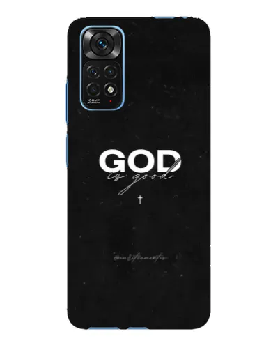 Чехол для Xiaomi Redmi Note 11E Pro с картинкой «GOD — Бог над всем»