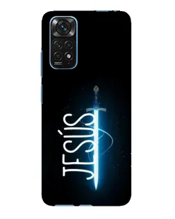 Чехол для Xiaomi Redmi Note 11E Pro с картинкой «Меч Духа Jesus»