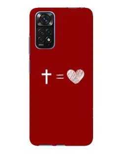 Чехол для Xiaomi Redmi Note 11E Pro с картинкой «Уравнение любви» Чехол для Xiaomi Redmi Note 11E Pro с картинкой «Уравнение любви»