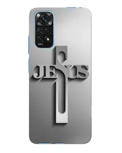 Чехол для Xiaomi Redmi Note 11E Pro с картинкой «Металлический крест Jesus» Чехол для Xiaomi Redmi Note 11E Pro с картинкой «Металлический крест Jesus»