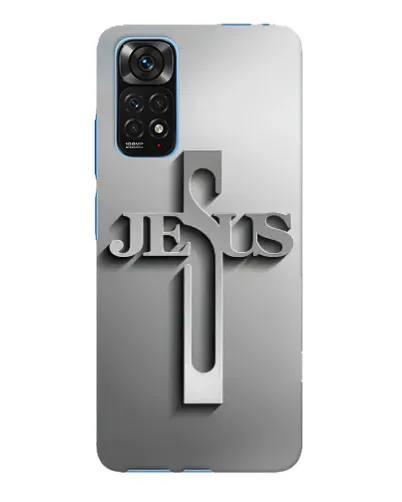 Чехол для Xiaomi Redmi Note 11E Pro с картинкой «Металлический крест Jesus» Чехол для Xiaomi Redmi Note 11E Pro с картинкой «Металлический крест Jesus»