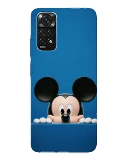 Чехол для Xiaomi Redmi Note 11E Pro с картинкой «Микки выглядывает»