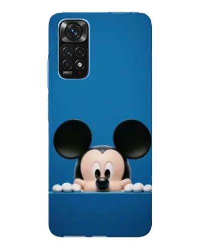 Чехол для Xiaomi Redmi Note 11E Pro с картинкой «Микки выглядывает»