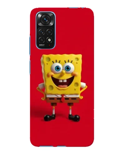 Чехол для Xiaomi Redmi Note 11E Pro с картинкой «Спанч Боб на красном» Чехол для Xiaomi Redmi Note 11E Pro с картинкой «Спанч Боб на красном»