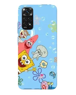Чехол для Xiaomi Redmi Note 11E Pro с картинкой «Веселые пузырьки»