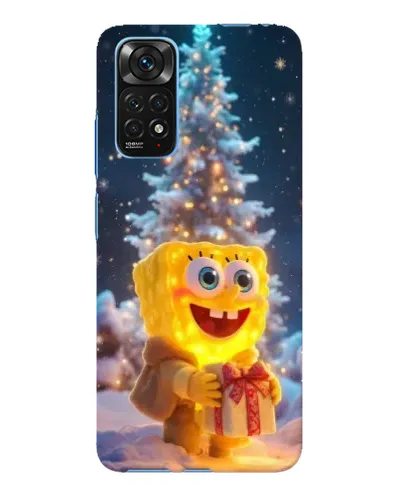 Чехол для Xiaomi Redmi Note 11E Pro с картинкой «Рождественский Спанч Боб» Чехол для Xiaomi Redmi Note 11E Pro с картинкой «Рождественский Спанч Боб»