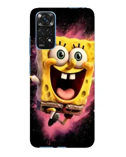 Чехол для Xiaomi Redmi Note 11E Pro с картинкой «Взрывной Спанч Боб»