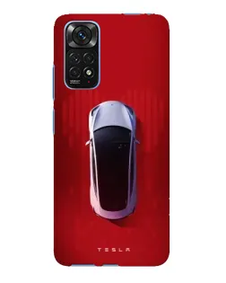 Чехол для Xiaomi Redmi Note 11E Pro с картинкой «Tesla Top View»