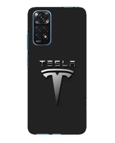 Чехол для Xiaomi Redmi Note 11E Pro с картинкой «Стальной логотип Tesla» Чехол для Xiaomi Redmi Note 11E Pro с картинкой «Стальной логотип Tesla»