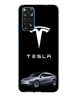 Чехол для Xiaomi Redmi Note 11E Pro с картинкой «Tesla Model Y»