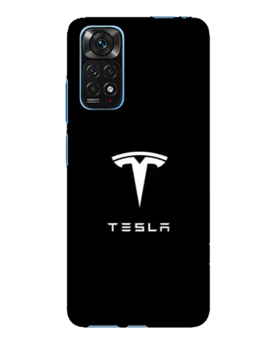Чехол для Xiaomi Redmi Note 11E Pro с картинкой «Tesla White Logo» Чехол для Xiaomi Redmi Note 11E Pro с картинкой «Tesla White Logo»