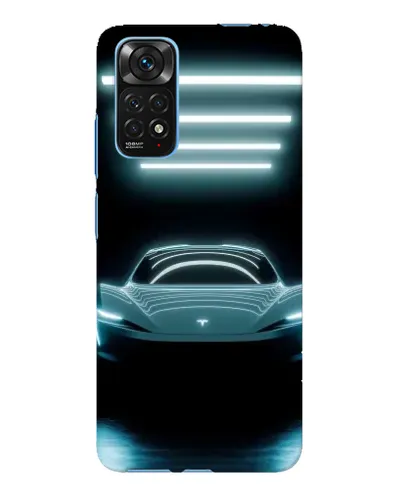 Чехол для Xiaomi Redmi Note 11E Pro с картинкой «Tesla в неоне» Чехол для Xiaomi Redmi Note 11E Pro с картинкой «Tesla в неоне»