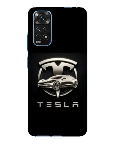 Чехол для Xiaomi Redmi Note 11E Pro с картинкой «Tesla — серебристое авто» Чехол для Xiaomi Redmi Note 11E Pro с картинкой «Tesla — серебристое авто»