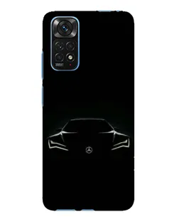 Чехол для Xiaomi Redmi Note 11E Pro с картинкой «Mercedes — силуэт авто» Чехол для Xiaomi Redmi Note 11E Pro с картинкой «Mercedes — силуэт авто»