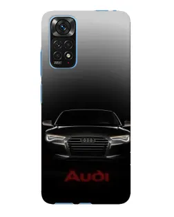 Чехол для Xiaomi Redmi Note 11E Pro с картинкой «Audi — градиентный контур» Чехол для Xiaomi Redmi Note 11E Pro с картинкой «Audi — градиентный контур»