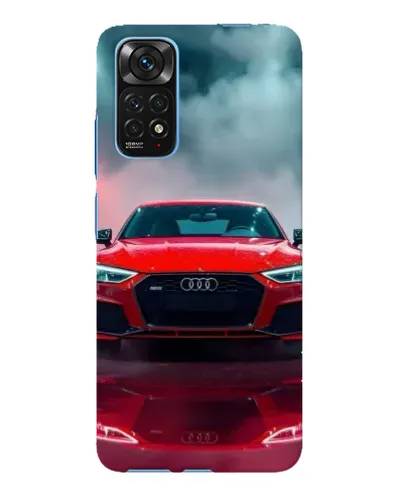 Чехол для Xiaomi Redmi Note 11E Pro с картинкой «Audi RS — красный стиль»