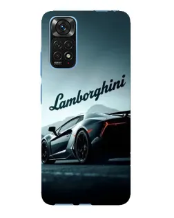 Чехол для Xiaomi Redmi Note 11E Pro с картинкой «Классическая надпись Lamborghini»