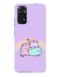 Чохол для Xiaomi Redmi Note 11E Pro з картинкою «Веселкові Пушини» Чохол для Xiaomi Redmi Note 11E Pro з картинкою «Веселкові Пушини»
