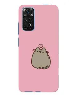 Чохол для Xiaomi Redmi Note 11E Pro з картинкою «Pusheen серце» Чохол для Xiaomi Redmi Note 11E Pro з картинкою «Pusheen серце»