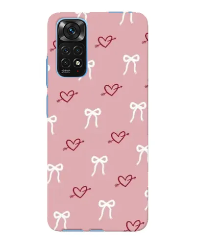 Чехол для Xiaomi Redmi Note 11E Pro с картинкой «Сердца и банты» Чехол для Xiaomi Redmi Note 11E Pro с картинкой «Сердца и банты»