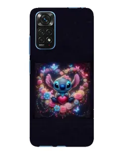 Чохол для Xiaomi Redmi Note 11E Pro з картинкою «Stitch у квітах» Чохол для Xiaomi Redmi Note 11E Pro з картинкою «Stitch у квітах»