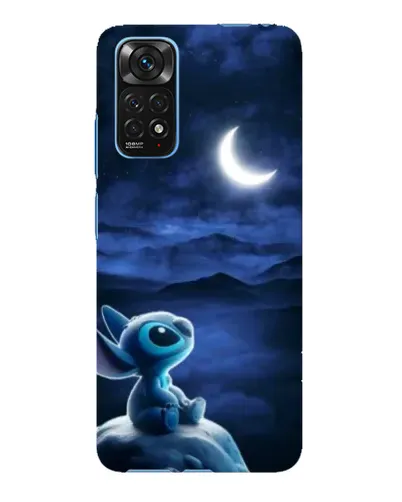 Чехол для Xiaomi Redmi Note 11E Pro с картинкой «Лунная ночь Стича»