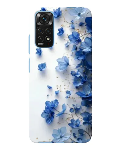 Чехол для Xiaomi Redmi Note 11E Pro с картинкой «Голубой цветочный каскад» Чехол для Xiaomi Redmi Note 11E Pro с картинкой «Голубой цветочный каскад»