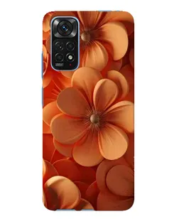 Чохол для Xiaomi Redmi Note 11E Pro з картинкою «Помаранчева макро квітка»