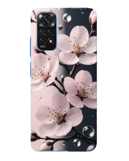 Чохол для Xiaomi Redmi Note 11E Pro з картинкою «Ніжня сакура та краплі»