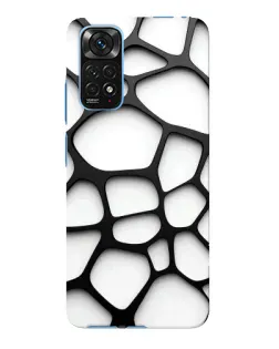 Чохол для Xiaomi Redmi Note 11E Pro з картинкою «Біла об'ємна сітка» Чохол для Xiaomi Redmi Note 11E Pro з картинкою «Біла об'ємна сітка»