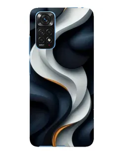 Чохол для Xiaomi Redmi Note 11E Pro з картинкою «Об'ємні чорно-білі стрічки» Чохол для Xiaomi Redmi Note 11E Pro з картинкою «Об'ємні чорно-білі стрічки»