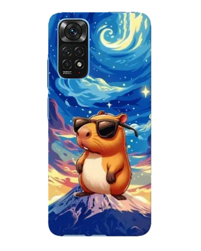 Чехол для Xiaomi Redmi Note 11E Pro с картинкой «Капибара Ван Гога»