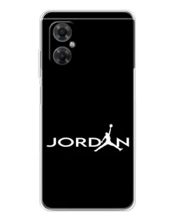 Чехол для Xiaomi Redmi Note 11R с картинкой «Jordan White Logo» Чехол для Xiaomi Redmi Note 11R с картинкой «Jordan White Logo»