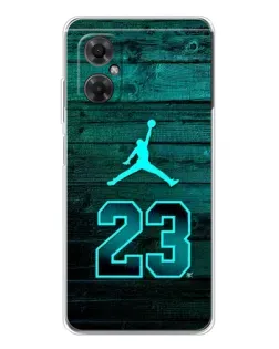 Чехол для Xiaomi Redmi Note 11R с картинкой «Jordan Cyan 23» Чехол для Xiaomi Redmi Note 11R с картинкой «Jordan Cyan 23»