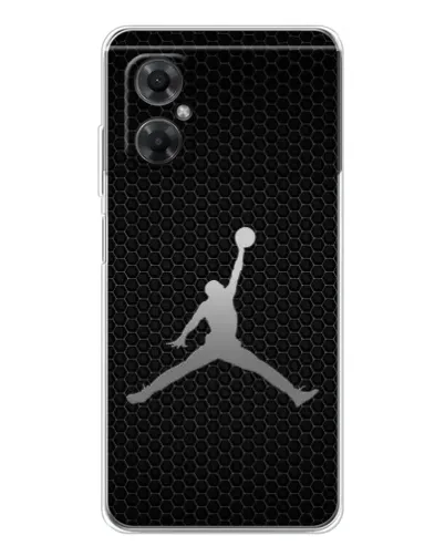 Чехол для Xiaomi Redmi Note 11R с картинкой «Jordan Dark Carbon»