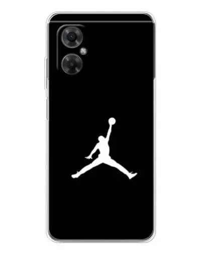 Чехол для Xiaomi Redmi Note 11R с картинкой «Jordan Silhouette»
