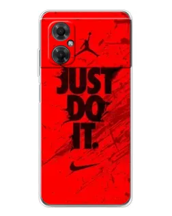 Чехол для Xiaomi Redmi Note 11R с картинкой «Nike Just Do It» Чехол для Xiaomi Redmi Note 11R с картинкой «Nike Just Do It»
