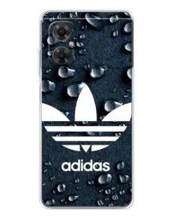 Чехол для Xiaomi Redmi Note 11R с картинкой «Adidas Trefoil Blue»