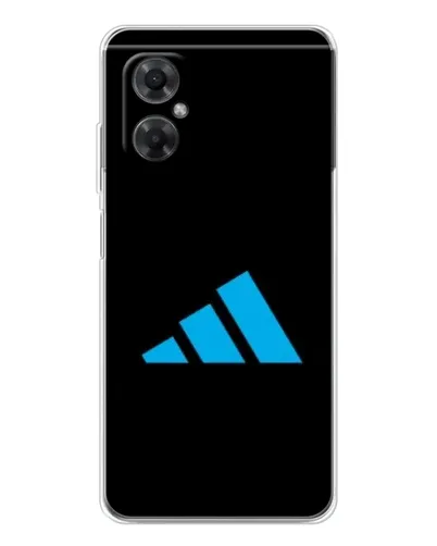 Чехол для Xiaomi Redmi Note 11R с картинкой «Adidas Cyan Logo»