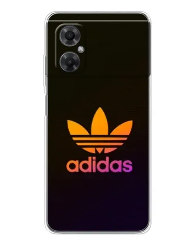 Чехол для Xiaomi Redmi Note 11R с картинкой «Градиент Adidas»